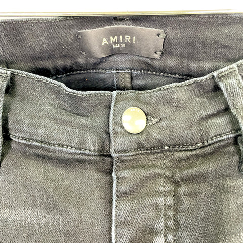 Amiri MX-1 Blue Patch Jeans 'Black Blue' | US M 30"
