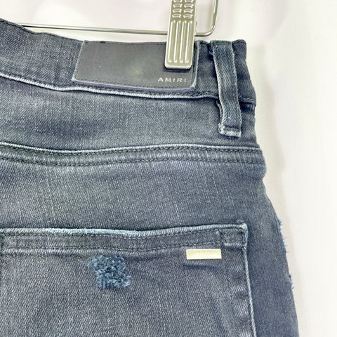 Amiri MX-1 Blue Patch Jeans 'Black Blue' | US M 30"