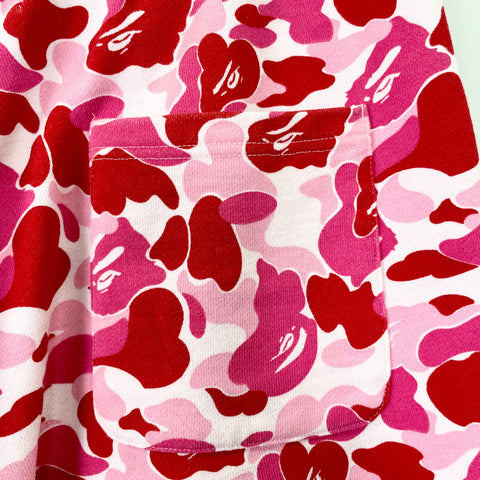 Bape ABC Camo Sweat Short 'Pink' | US M XX-Large