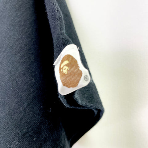 Bape Varsity Baseball Logo Tee 'Black' | US M Medium