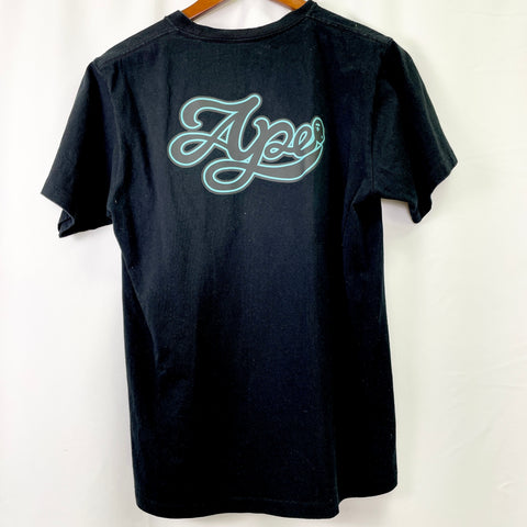Bape Varsity Baseball Logo Tee 'Black' | US M Medium