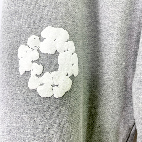 Denim Tears The Cotton Wreath Sweatpant 'Grey' | US M X-Large