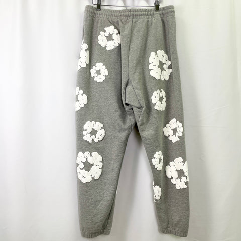 Denim Tears The Cotton Wreath Sweatpant 'Grey' | US M X-Large
