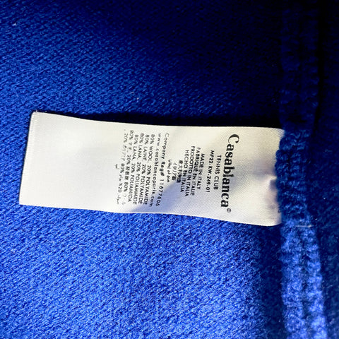 Casa Blanca Logo Degrade Intarsia Jumper 'Blue' | US M Medium