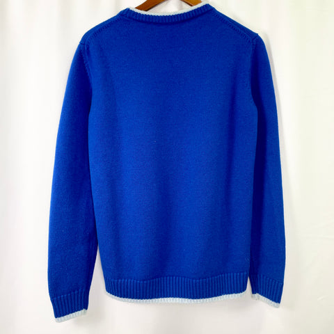 Casa Blanca Logo Degrade Intarsia Jumper 'Blue' | US M Medium