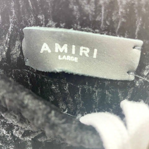 Amiri Velvet Flare Track Pants 'Black' | US M Large
