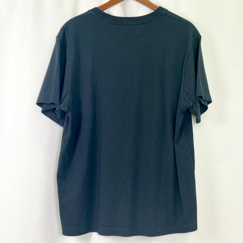 Denim Tears Floral Logo Tee 'Black' | US M (X-Large)