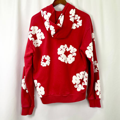 Denim Tears The Cotton Wreath Hoodie 'Red' | US M (Large)