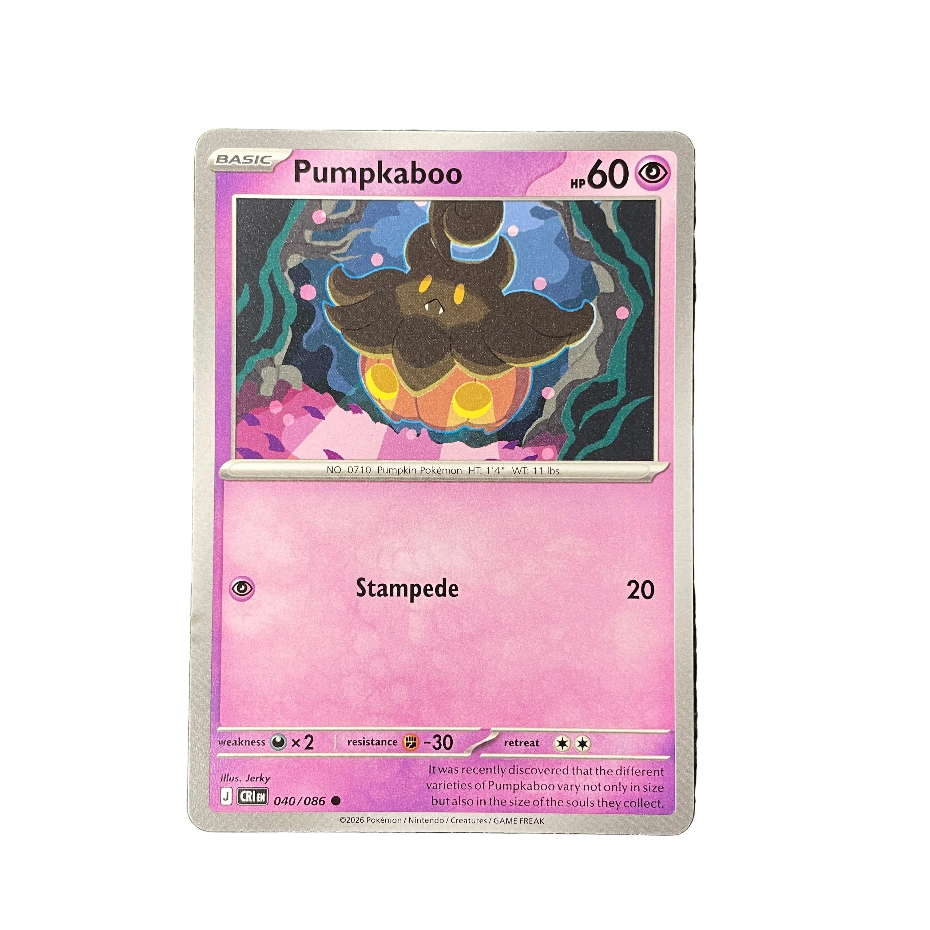 Pumpkaboo 040/086 ME04: Chaos Rising (CRI) – Sneaker Premier