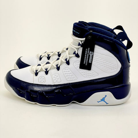 Air Jordan 9 Retro 'Pearl Blue UNC (2019)' | US M 9.5 (No Box)