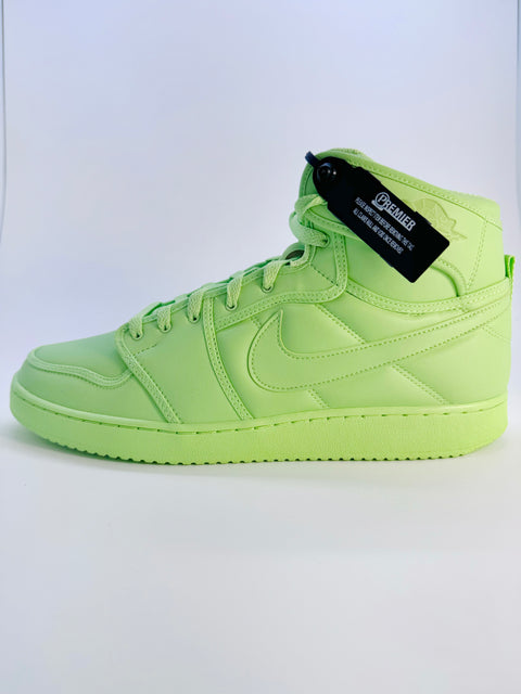 Air Jordan 1 KO x Billie Eilish 'Ghost Green Volt (2021)' | US W 13 / US M 11.5
