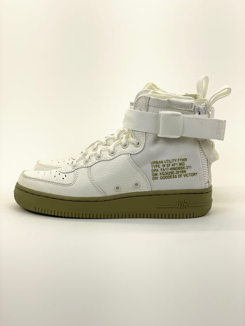 Nike SF Air Force 1 Mid 'Ivory Olive' (2017) | US W 7.5 / US GS 6Y