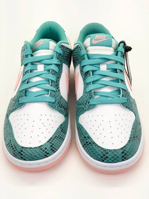 Nike Dunk Low 'Snakeskin Washed Teal Bleached Coral (2022)' | US M 9.5