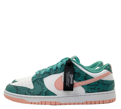 Nike Dunk Low 'Snakeskin Washed Teal Bleached Coral (2022)' | US M 9.5