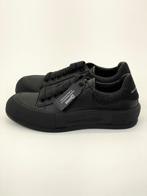 Alexander McQueen Deck Lace-Up Plimsoll 'Black Starry Night'| EU M 40 / US M 7