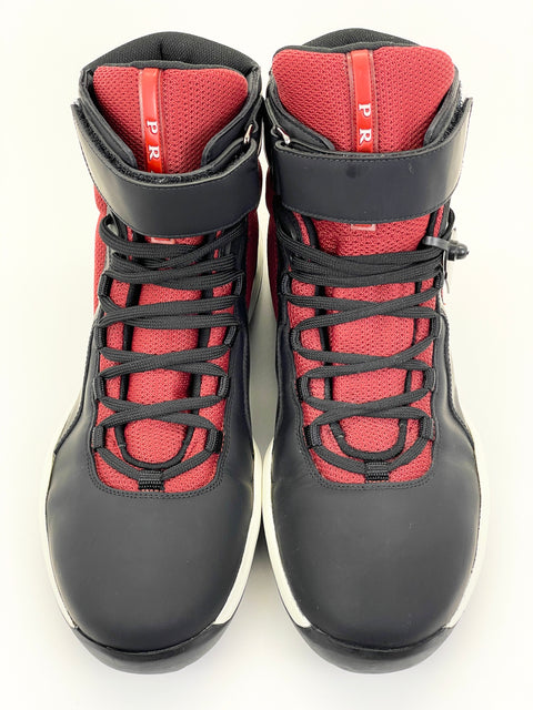 Prada Punta Ala High Top 'Black Red' |EU M 39 / US M 6