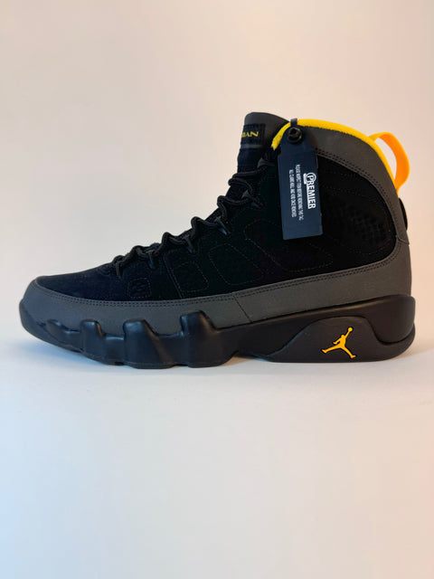 Air Jordan 9 Retro 'Dark Charcoal University Gold (2021)' | US M 10