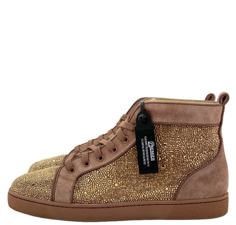 Louboutin Flat Studs Suede High 'Tan'| EU M 43 / US M 10