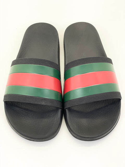 Gucci Rubber Slide 'Black Red' | US M 9