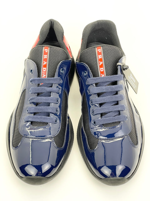 Prada America Cup 'Patent Navy Red' | EU M 43 / US M 10