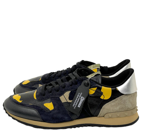 Valentino Rockrunner 'Blue Yellow Camo' | EU M 44 / US M 11