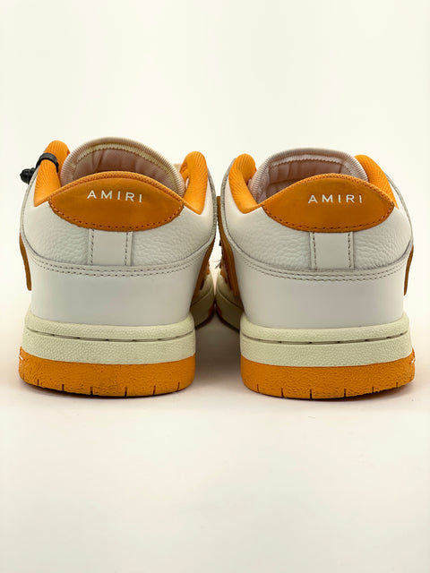 Amiri Skel Top Low 'White Orange ' | EU M 41 / US M 8