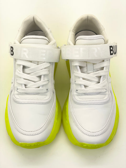 Burberry Ronnie Sneaker 'Optic White Neon' | EU W 38 / US 6Y