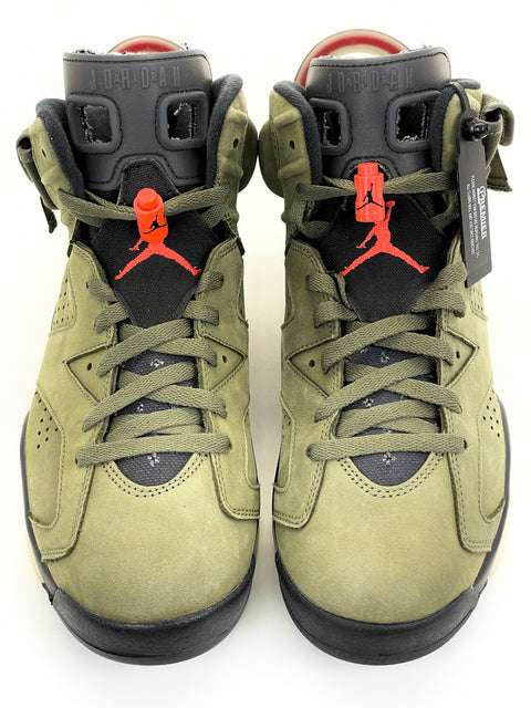 Air Jordan 6 Retro x Travis Scott Retro 'Olive (2019)' | US M 9
