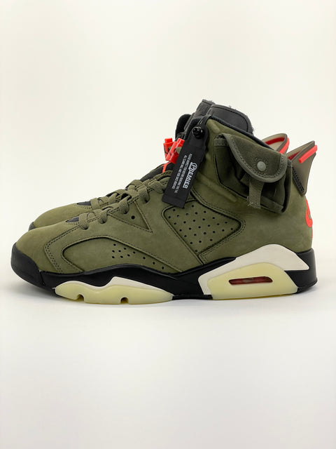 Air Jordan 6 Retro x Travis Scott Retro 'Olive (2019)' | US M 9