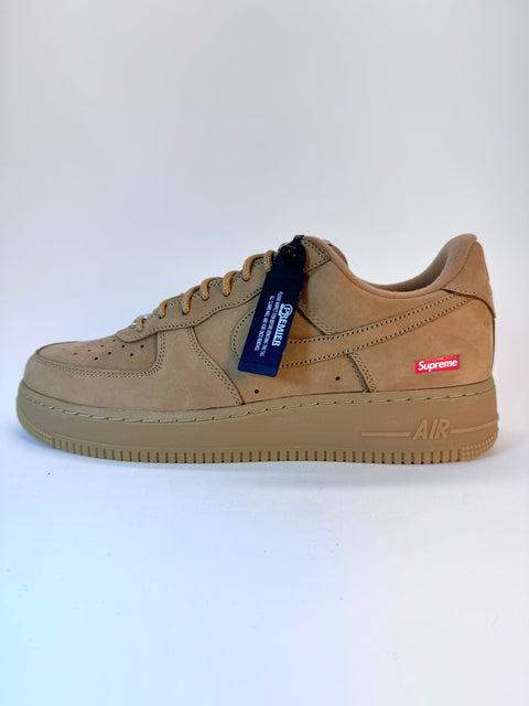 Nike Air Force 1 Low SP 'Supreme Box Logo Wheat (2021)' | US M 11