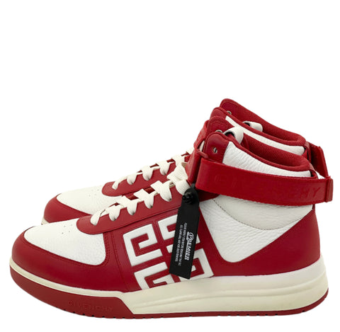 Givenchy G-4 Sneaker High 'White Red' | EU M 43 / US M 10