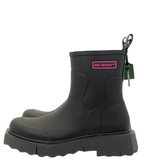 Off-White Rain Boot 'Black Fuchsia' | EU M 43 / US M 10