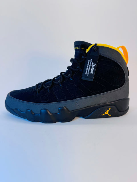 Air Jordan 9 Retro 'Dark Charcoal University Gold (2021)' | US M 11.5