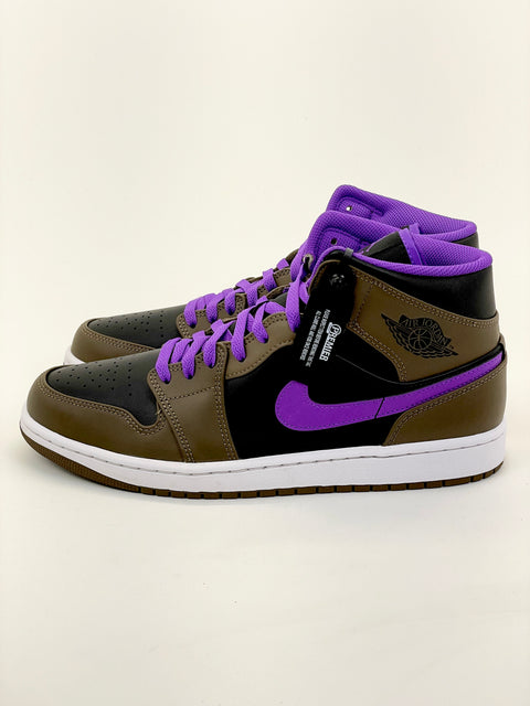 Air Jordan 1 Mid 'Purple Mocha (2023)' | US M 11 (No Box)