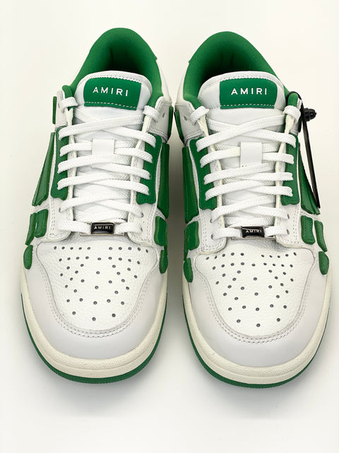 Amiri Skeleton Low Top 'White/Green' | EU M 42 / US M 9