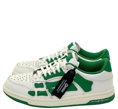 Amiri Skeleton Low Top 'White/Green' | EU M 42 / US M 9