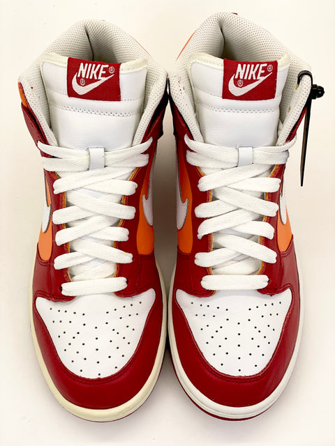 Nike Dunk Hi 'Varsity Red Orange Blaze (2007)' | US M 8.5