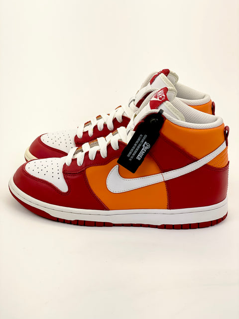 Nike Dunk Hi 'Varsity Red Orange Blaze (2007)' | US M 8.5