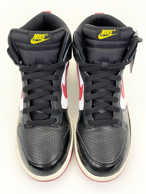 Nike Dunk High 'Patent Toe Bred' | US M 9