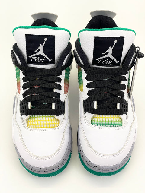 Air Jordan 4 Retro 'Lucid Green Rasta (2020)' | US W 6.5 / US M 5