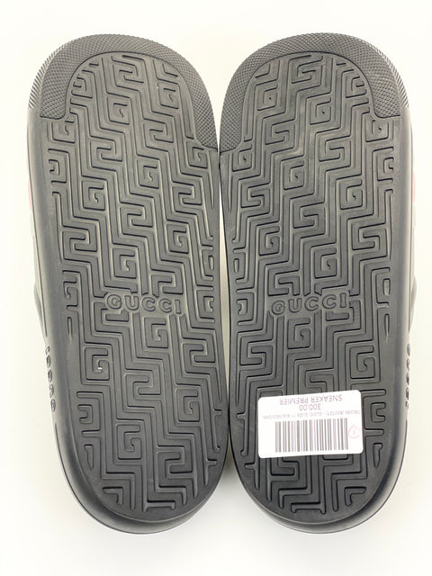 Gucci Web Slide Sandal 'Black Green Red ' | EU M 44 / US M 11