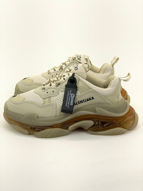 Balenciaga Triple S 'Clear Sole Beige' | EU W 38 / US M 6.5