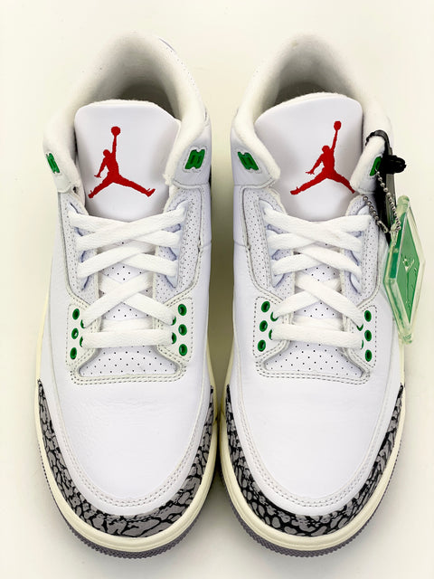 Air Jordan 3 Retro 'Lucky Green (2023)' | US W 11.5 / US M 10 (No Box)