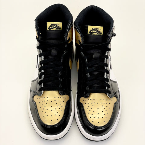Air Jordan 1 Retro High OG NRG 'Patent Gold Toe (2018)' | US M 12