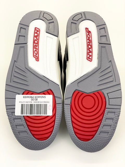 Air Jordan 3 Retro OG 'Black Cement (2024)' | US GS 2Y