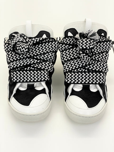 Lanvin 'Black White Leather Curb' | EU M 44 / US M 11