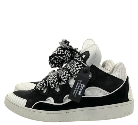 Lanvin 'Black White Leather Curb' | EU M 44 / US M 11