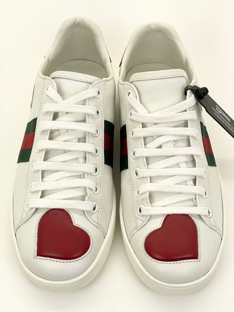 Gucci 'Embroidered Hearts' | EU W 37.5 / US W 7.5