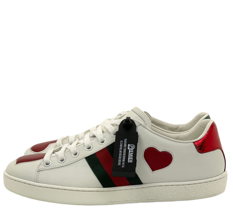 Gucci 'Embroidered Hearts' | EU W 37.5 / US W 7.5