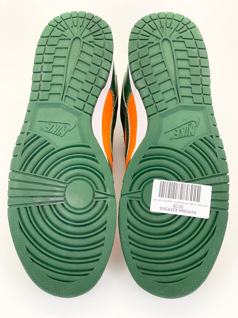 Nike Dunk Low 'Miami Hurricanes (2022)' | US M 10 (No Box)
